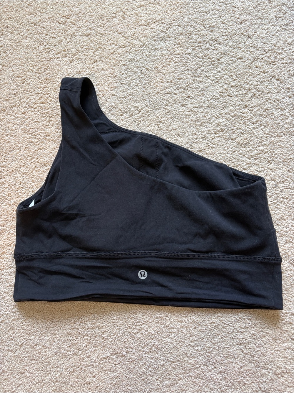 lululemon athletica Black One-Shoulder Sports Bra size 12